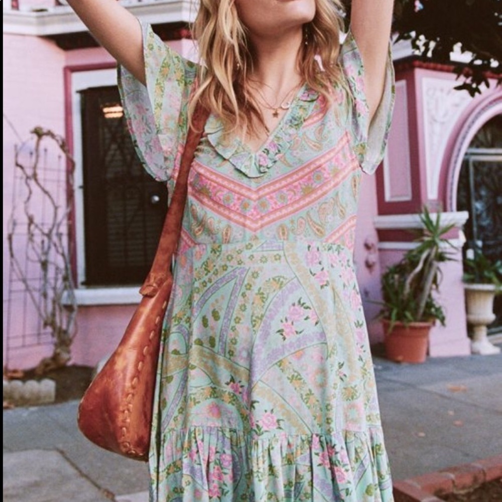 spell and the gypsy city lights mini dress